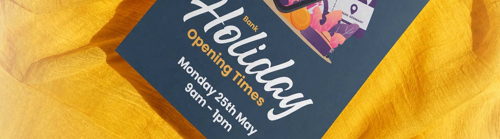 Spring Bank Holiday 2026 Opening & Delivery Times
